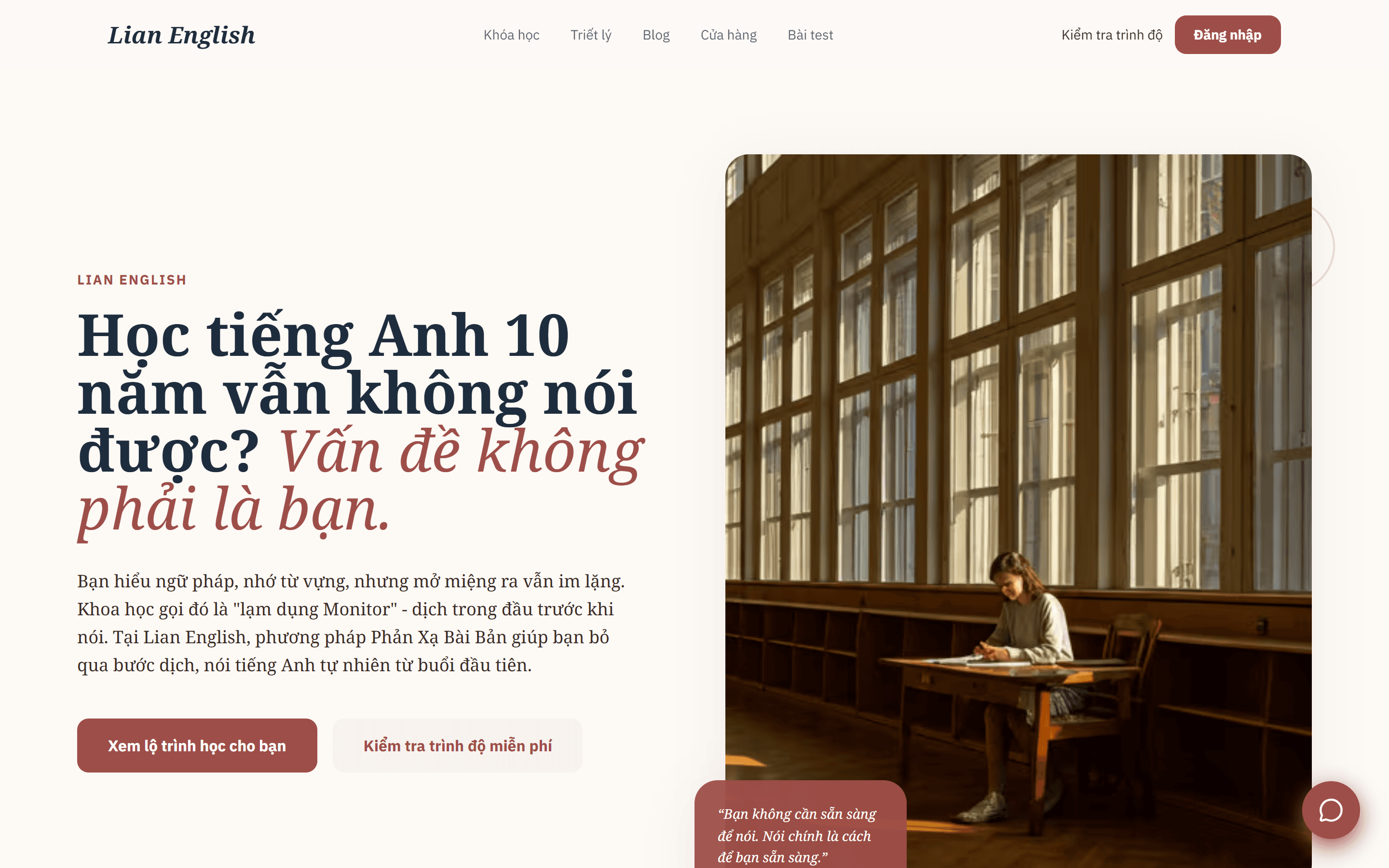 Lian English — trang chủ